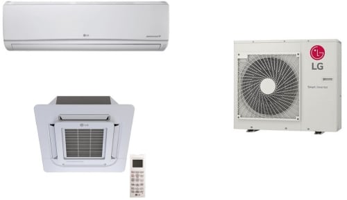 LG LG2ZMSS67 Dual Zone Mini Split System with 16,000 Total BTUs, Heat ...