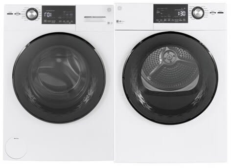 GE GEWADREMWW148SS - Side by Side Washer and Electric Dryer