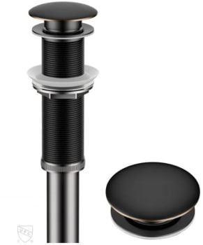 Kraus PUL10ORB - Pop-Up Drain for Bathroom Sink with Extended Thread without Overflow in Oil Rubbed Bronze