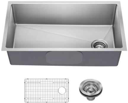 Kraus KHU64033 - 33 Inch Undermount Single Bowl Kitchen Sink