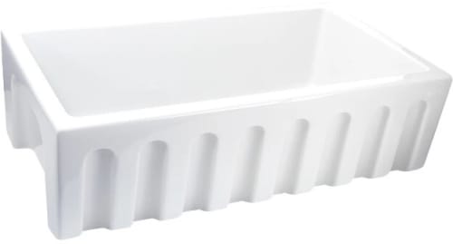 Nantucket Sinks ISFCW33X18SO - 33" Fireclay Farmhouse Sink