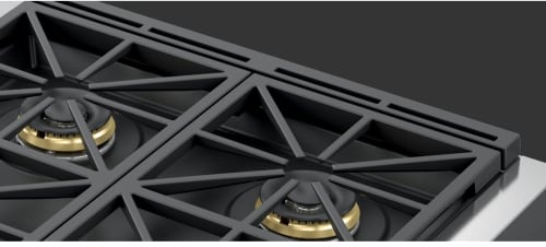 Fulgor Milano F6BG30BCI - 30 Inch Back Guard - Cast Iron Island Trim