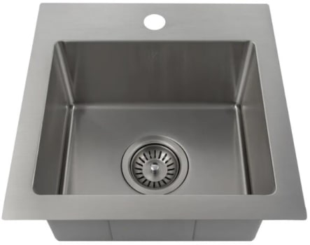 ZLINE STS15S - 15 Inch DuraSnow Drop In Kitchen Sink