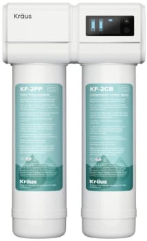 Kraus Purita FS1001 - 2-Stage Under Sink Water Filtration System with Digital Display Monitor
