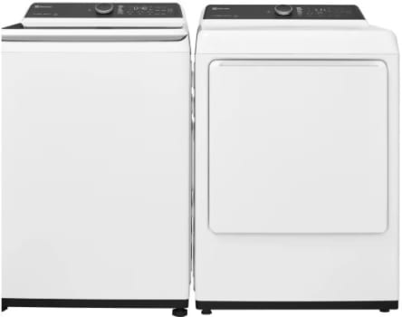 Electrolux ELWADRGAW7405 - Side-by-Side Washer & Dryer Set with Top Load Washer & Gas Dryer in White
