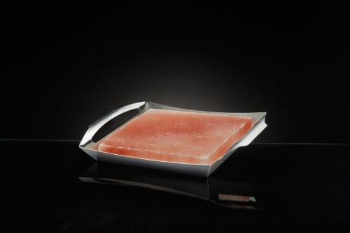 NAPOLEON Himalayan Salt Block with Pro BBQ Grill Topper 70025