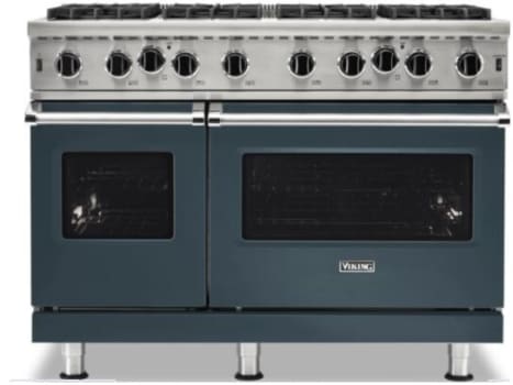 Viking 5 Series VGIC54828BSQLP - 48 Inch Open Burner Liquid Propane Range