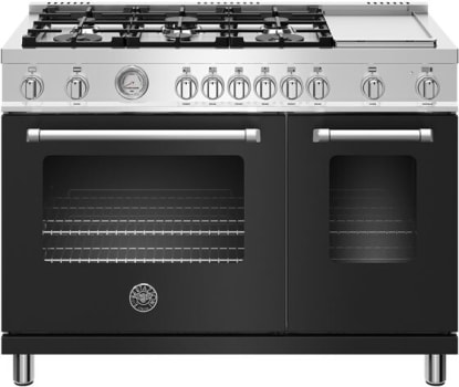 Bertazzoni MAST486GGASNEE 48 Inch Freestanding Gas Range with 6