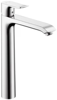 Hansgrohe 31082001 Single Lever High Riser Bathroom Faucet With 7 3 4 Inch Reach 1 5 Gpm Flow Rate M2 Ceramic Cartridge And Pop Up Assembly Included Chrome