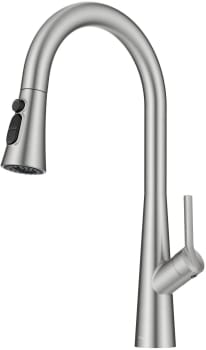 Kraus Odelia KPF3220SFS - 4-Function Single Handle Pull Down Kitchen Faucet