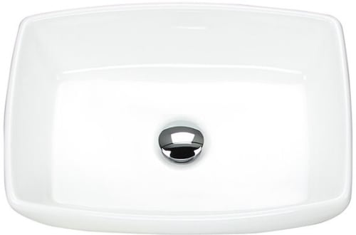 Nantucket Sinks Brant Point Collection NSV1913 - 19 Inch Topmount/Vessel Single Bowl Bathroom Sink with 5 1/2 Inch Bowl Depth