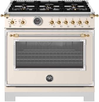 Bertazzoni Heritage Series HER366BCFEPAGLP - 36 Inch Freestanding Dual Fuel Range
