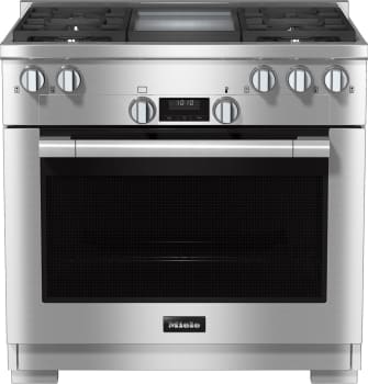 Miele HR11363LPAGGDCTS - 36" All Gas (4 Burner/Griddle) Range
