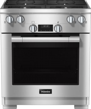 Miele HR17243LPDFCTS - 30" Dual Fuel (4 Burner) Range