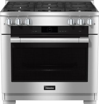 Miele HR19343LPDFCTS - 36" Dual Fuel (6 Burner) Range