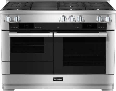 Miele HR19553GDFGRCTS - 48" Dual Fuel (6 Burner/Grill) Range