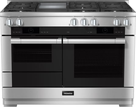 Miele HR19563LPDFGDCTS - 48 Inch Freestanding Dual Fuel Smart Range