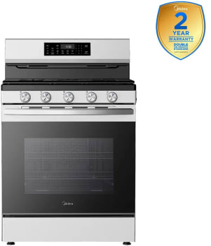Midea MGR30S5AST - 30 Inch Freestanding Smart Gas Range