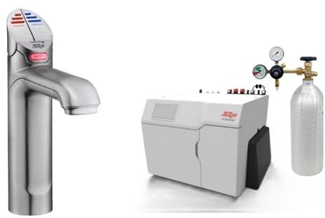 Zip CLASSICBC240VBR - HydroTap Boiling, Chilled for Large Commercial - Base Module with Classic Tap - Brushed Chrome