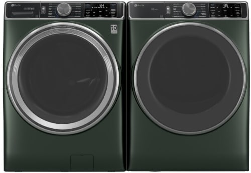 GE Profile GEWADREPWGN955S - Side by Side Washer and Electric Dryer