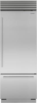 Sub-Zero Classic Series CL3050UIDSTR - 30-inch Classic Over-and-Under Refrigerator/Freezer with Internal Dispenser