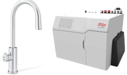 Zip ARCPLUSBC240VBR - HydroTap Boiling, Chilled for Large Commercial - Base Module with Arc Plus Tap - Brushed Chrome
