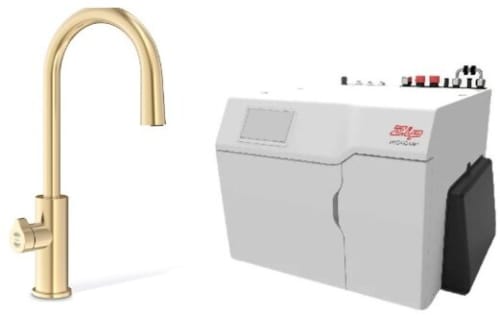 Zip ARCPLUSBC240VBG - HydroTap Boiling, Chilled for Large Commercial - Base Module with Arc Plus Tap - Brushed Gold