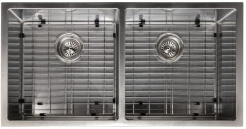 ZLINE SR50D36S - 36 Inch Undermount Double Bowl Scratch Resistant Stainless Steel Kitchen Sink