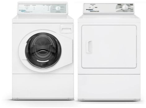 Speed Queen SPWADREW01119T Side-by-Side Front Load Washer and