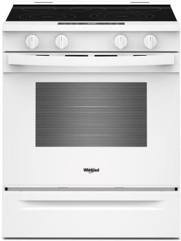 Whirlpool WSES5030SW - 30 Inch Slide-In Electric Smart Range