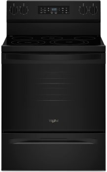 Whirlpool WFES5730SB - 30-inch Electric Range with Air Cooking Technology