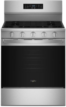 Whirlpool WFGS5730SZ - 30 Inch Freestanding Gas Range with 5 Sealed Burners