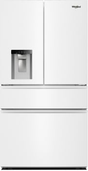 Whirlpool WRMF3736SW - 36 Inch Freestanding 4-Door French Door Refrigerator