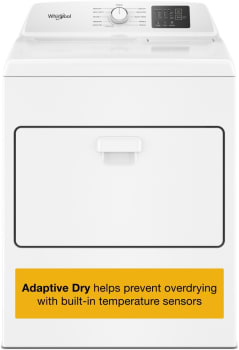 Whirlpool WGD4107SW - 29 Inch Gas Front Load Dryer with 7.0 cu ft. Capacity