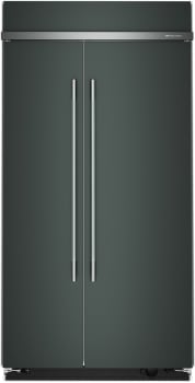 KitchenAid KBSN742SJP - 41 Inch Built-In Side-by-Side Refrigerator with 25.5 cu. ft. Total Capacity