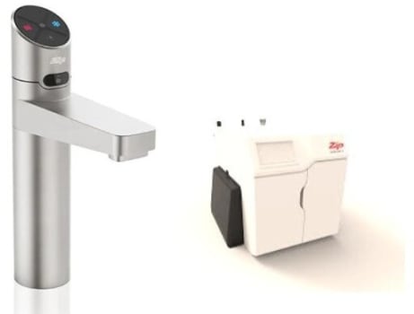 Zip ELITEPLUSCS240VGM - HydroTap Chilled, Sparkling for Large Commercial - Kitted Base Module with 5 lb CO2 and Regulator with Elite Plus Tap - Gunmetal