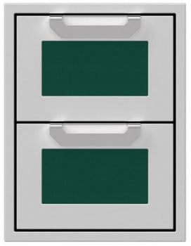 Hestan AGCP16DRGR - Color Panels for 16 Inch Double Drawers: Green/Grove