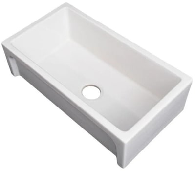 ZLINE Venice FRC5119WH30 - 30 Inch Farmhouse Apron Front Reversible Single Bowl Kitchen Sink