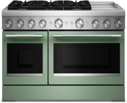 KitchenAid Commercial-Style KFDD948SDC - 48 Freestanding Dual Fuel Range with 6 Sealed Burners