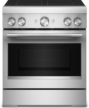 KitchenAid KFIS930SSS - 30 Inch Freestanding Induction Range with 4 Elements