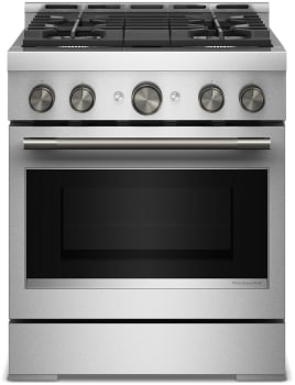 KitchenAid KFGS930SSS - 30 Inch Freestanding Commercial-Style Gas Range