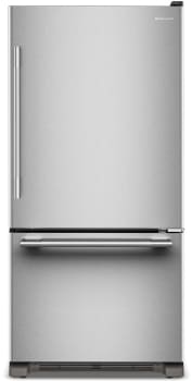 KitchenAid KRBR133SPS - 33 Inch Freestanding Bottom Mount Refrigerator with 22.07 cu. ft. Total Capacity