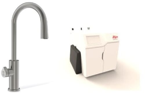 Zip ARCPLUSCS240VGM - HydroTap Chilled, Sparkling for Large Commercial - Kitted Base Module with 5 lb CO2 and Regulator with Arc Plus Tap - Gunmetal