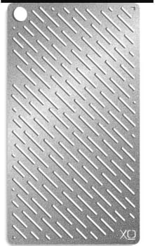 XO XOGRATE42VEG - 9 Inch Pro Grade Luxury Laser Cut Vegetable Design Grill Grates