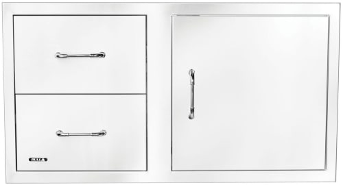 Bull 25890 - 30 Inch Access Door Double Drawer Combo with 16 Gauge Stainless Steel