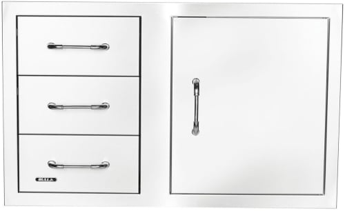 Bull 25920 - 38-Inch Stainless Steel 3 Drawer Door Combo