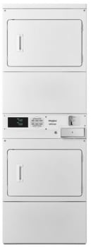 Whirlpool CGSP2958JQ 27 Inch Commercial Gas Stack Dryers with 7.4