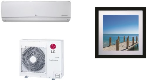 LG LG2ZMSS55 Two Room Mini Split System with LGRED° Heat Technology ...