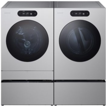 LG Signature Series LGWADRES9000 - Side by Side on Pedestals Washer & Dryer Set
