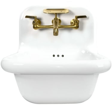 Nantucket Sinks NSVC16WWSBFCT - 16 Inch Wall Mount Bathroom Sink